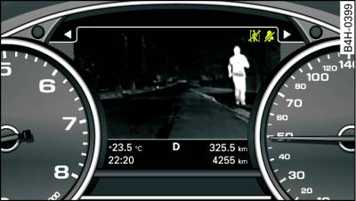 Display: Pedestrian highlighting with warning tone deactivated